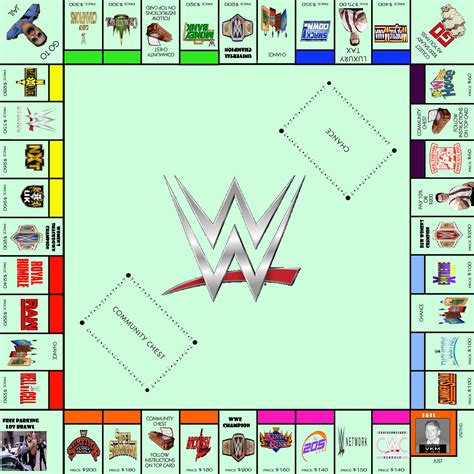 wwe monopoly board|monopoly wrestling.